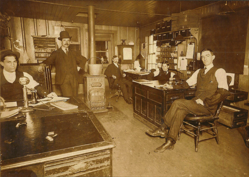 A typical telegraph office of the time, courtesy of Early Office Museum